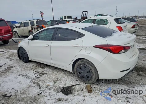 2016 Hyundai Elantra Se из США, поврежденный, VIN 5NPDH4AEXGH718518